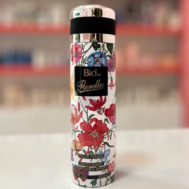 اسپری خوشبو کننده بدن زنانه بیو استار مدل گوچی فلورا Gucci Flora حجم 200 میل